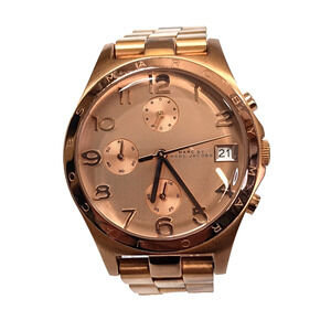 Marc Jacobs MBM3074 Rose Gold Tone Chronograph Women’s Watch Elegant & Timeless